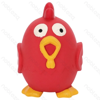 Squeaky rubber toy Bird L6.5*W6.5*H9.3CM Blue&White Yellow&Blue Red