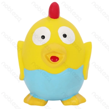 Squeaky rubber toy Bird L6.5*W6.5*H9.3CM Blue&White Yellow&Blue Red