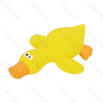 Nobleza Squeaky rubber toy Duck L18*W12.8*H5CM Yellow Green Pink