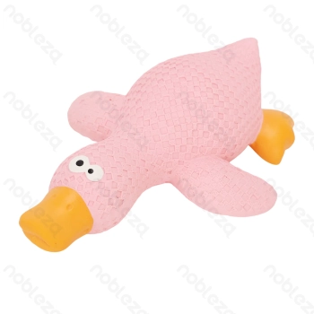 Nobleza Squeaky rubber toy Duck L18*W12.8*H5CM Yellow Green Pink
