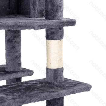 Nobleza Cat tree L77*W40*H190cm (Leaf not included) Leaf 32cm Dark grey
