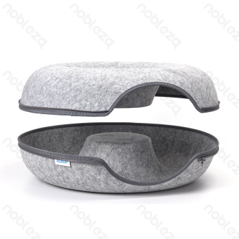 Donut-shaped cat tunnel house L60*W26cm Grey
