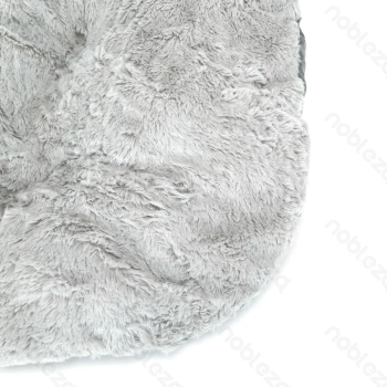 Pet bed Single item PV plush Round D70*H18cm Grey