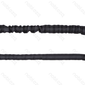 Car safety belt W2.5*L50-70cm Black 2pcs