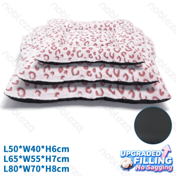 3-piece set of flannel clipping and carving cushion L50*W40*H6cm L65*W55*H7cm L80*W70*H8cm Pink