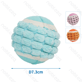 Tennis ball toy Mesh D7.3CM Orange Pink Blue