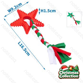 TPR toy Pentagram L16.5*W9.2*H1.5CM Red Green