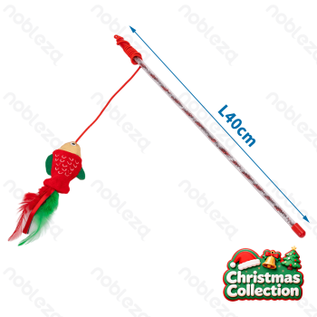Cat teaser Fish L40CM Red