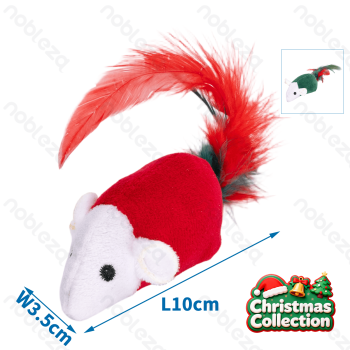 Cat toys Toy mouse L10*W3.5CM Red Green