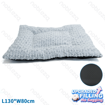 Rose fleece mat L130*W80cm Grey