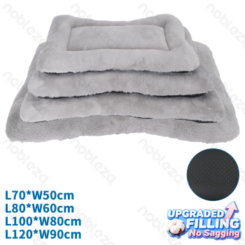 Faux rabbit fur mat four-piece set L70*W50cm L80*W60cm L100*W80CM L120*W90CM Grey