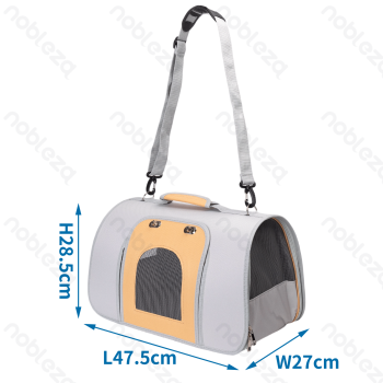 Nosidełko dwukolorowe z przodem 47,5x27x28,5 cm żółte