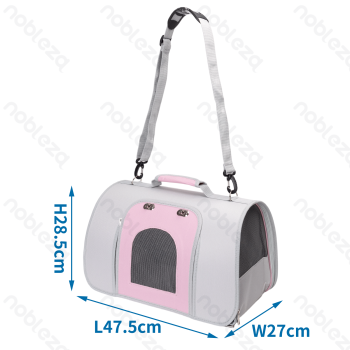 Single front door two-tone carrier L47.5*W27*H28.5cm Pink