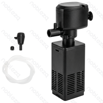 Filtr akwariowy 3W 300 l/h czarny 14x4x7 cm z wiadrem