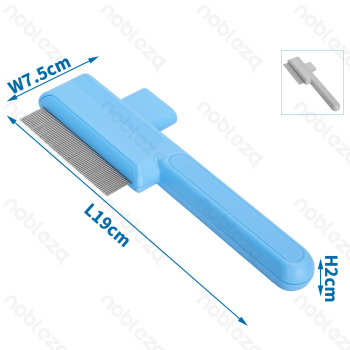 Automatic hair removal comb L19*W7.5*H2CM Blue Grey