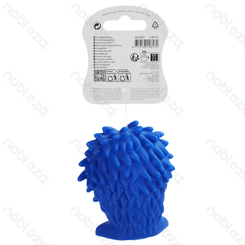 Squeaky rubber toy Spiky monster L8*W6.2*H9.5CM Purple