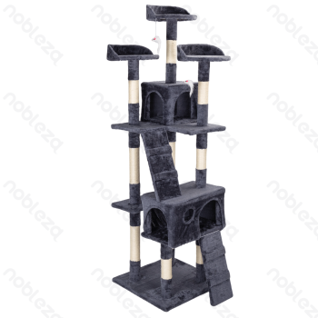 Cat tree L58*W72*H170cm Dark grey