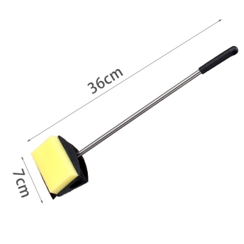 Szczotka S 36x7cm do akwarium dwustronna ze skrobakiem do glonów