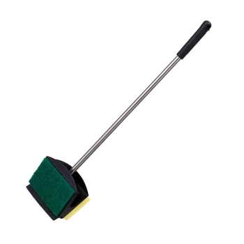 Szczotka S 36x7cm do akwarium dwustronna ze skrobakiem do glonów