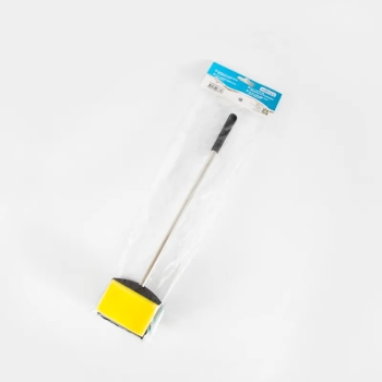 Szczotka S 36x7cm do akwarium dwustronna ze skrobakiem do glonów