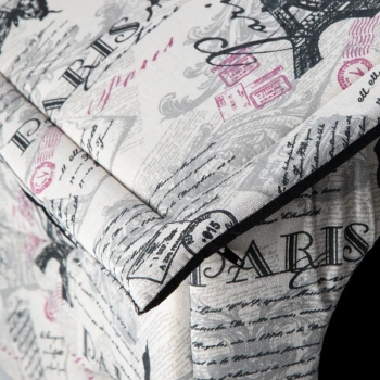 Aksamitny domek-buda ze wzorkiem dla psa 48x45x39cm