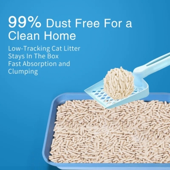 Żwirek dla kota z tofu 3.8l/2kg zbrylający biodegradowalny bez pyłowy