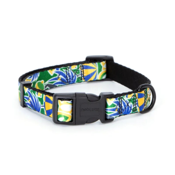 Obroża dla psa z poliestru z kolorowym nadrukiem rozmiar S 25-40cm