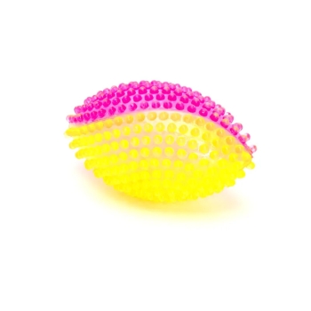 Świecąca wielokolorowa piłka LED rugby z kolcami