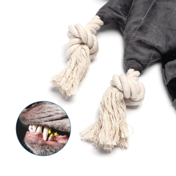 Pluszowa zabawka dla psa z dźwiękiem - szop 36cm