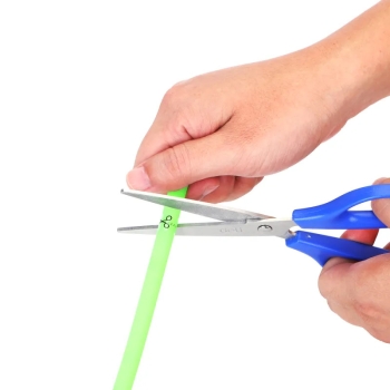 Świecąca Obroża silikonowa LED z 3 trybami świecenia 71,6cm dowolnie skracalna