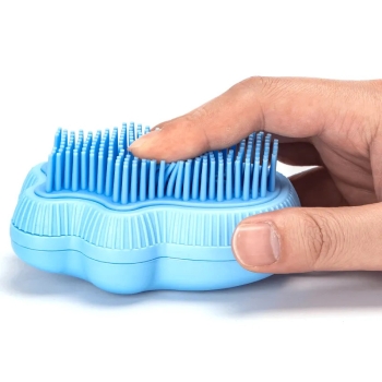 Szczotka do masażu podczas kąpieli dla zwierząt