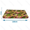 Poduszka z 80x60x5cm dla psa lub kota z miękkiej gąbki z poszewką