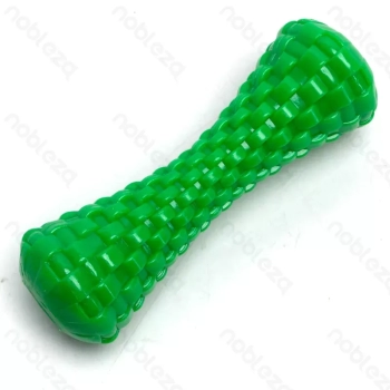 Patyk gumowa kostka zabawka dla psa gryzak z dźwiękiem 15x5x2.6cm