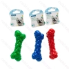 Kolorowa kość 14x6x3cm dla psa zabawka gryzak dla psa z dźwiękiem