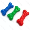 Kolorowa kość 14x6x3cm dla psa zabawka gryzak dla psa z dźwiękiem
