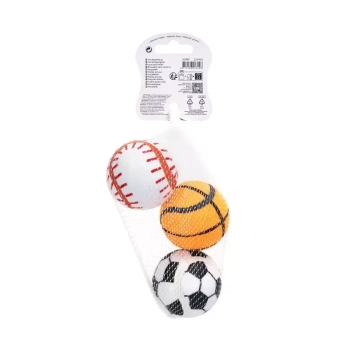 Gumowa piłka sportowa 6.3cm gryzak zabawka dla psa do rzucania i żucia