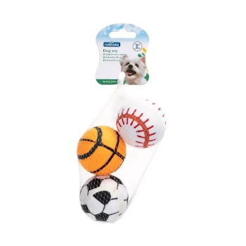 Gumowa piłka sportowa 6.3cm gryzak zabawka dla psa do rzucania i żucia