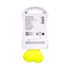Żółta gumowa kość 11.5x5.5x2cm gryzak zabawka dla psa do rzucania