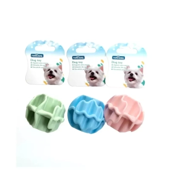 Kulka 6.5cm zabawka z miejscem na przysmaki smakołyki dla małego psa