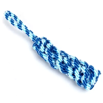 Szarpak dla psa 32cm pleciony sznur marchewka do zabaw i treningu