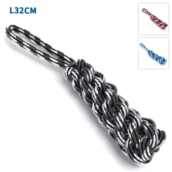 Szarpak dla psa 32cm pleciony sznur marchewka do zabaw i treningu