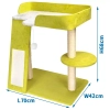 Drapak dla kota 3 poziomy legowisko 60x40x68 cm drzewko do wspinaczki