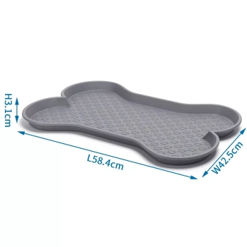 Podkładka pod miski 58.4x42.5x3.1cm dla psa antypoślizgowa higieniczna