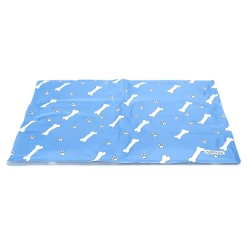 Mata 40x50cm chłodząca dla psa lub kota żelowa z nadrukiem w kostki