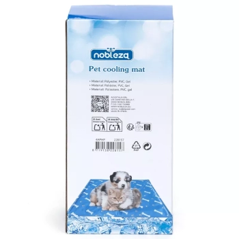 Mata 40x50cm chłodząca dla psa lub kota żelowa z nadrukiem w kostki