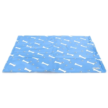 Mata 65x50cm chłodząca dla psa lub kota żelowa z nadrukiem w kostki