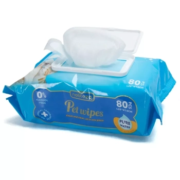 Chusteczki higieniczne z serii Pure Water 80 szt. do sierści zwierząt