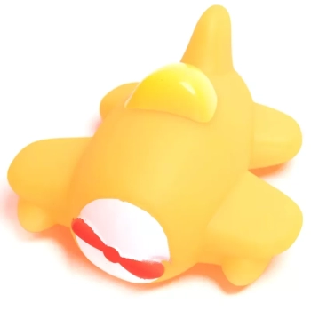 Samolot dla psa gryzak z piszczkiem zabawka do rzucania z winylu