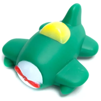 Samolot dla psa gryzak z piszczkiem zabawka do rzucania z winylu