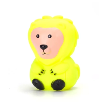 Małpka dla psa gryzak z piszczkiem zabawka do rzucania z winylu